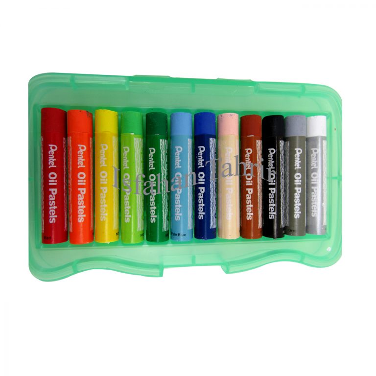 پاستل روغنی 12 رنگ پنتل Pentel