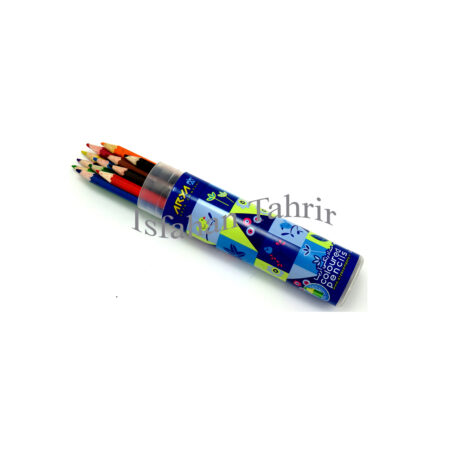 مداد رنگی ۱۲ رنگ آریا لوله ای (Arya)