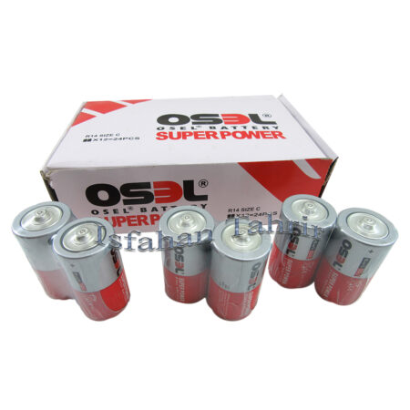 باتری متوسط 2تایی اوسل OSEL